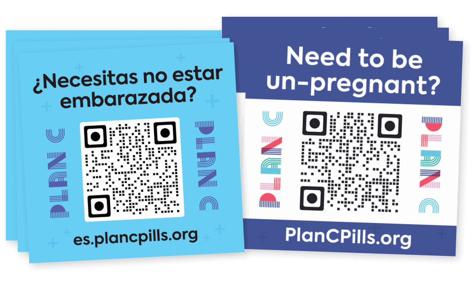 'Need to be un-pregnant?' stickers